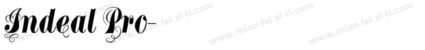 Indeal Pro字体转换